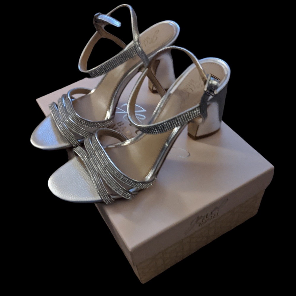 Badgley Mischka Jewel Brighton Wedding Shoes sandals mother bride prom NEW 8